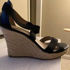 Black Sandals, Womens size 9.5